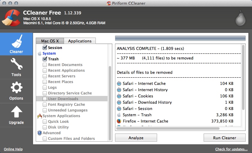 Ccleaner For Mac
